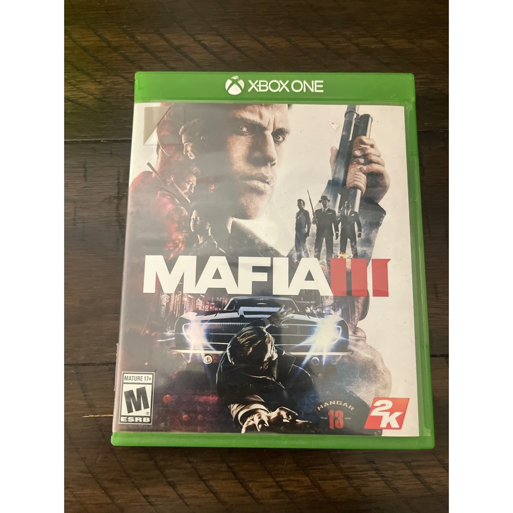 Mafia III 3 Xbox One Video Game 2K Hangar 13 Action Adventure with Map Insert